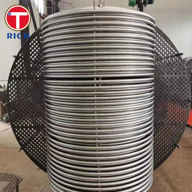 ASTM A688 304 Сварная аустенитная труба из нержавеющей стали для теплообменника водонагревателя