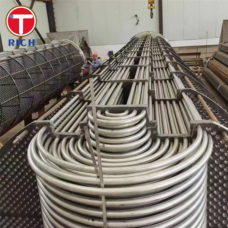 ASTM A688 304 Сварная аустенитная труба из нержавеющей стали для теплообменника водонагревателя