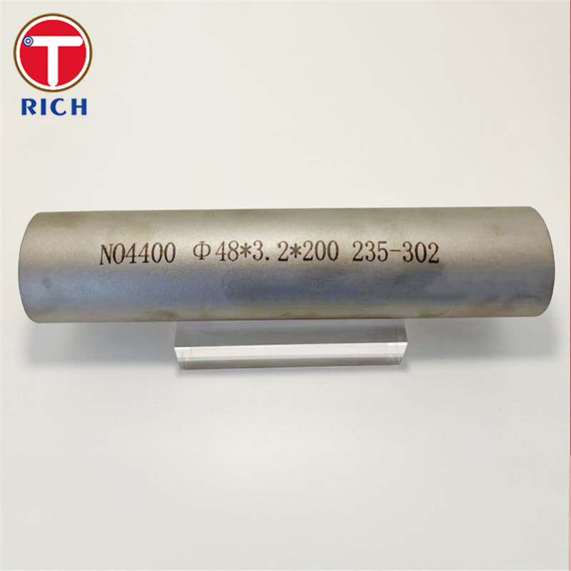 ASTM B165 Monel 400 Бесшовная стальная труба Никель Медный сплав UNS N04400 Бесшовная стальная труба для автомобилей