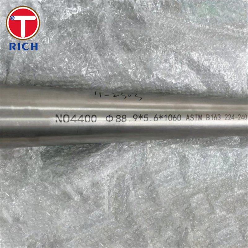 ASTM B165 Monel 400 Бесшовная стальная труба Никель Медный сплав UNS N04400 Бесшовная стальная труба для автомобилей