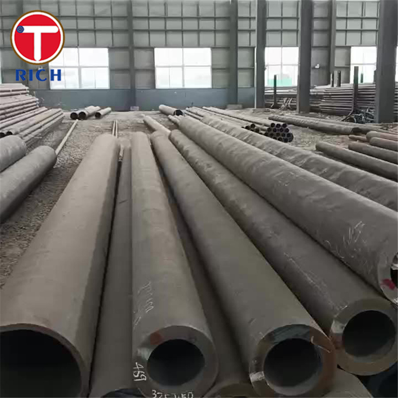 37Mn Газовый цилиндр трубы Углеродистая сталь Бесшовная труба для газового цилиндра высокого давления