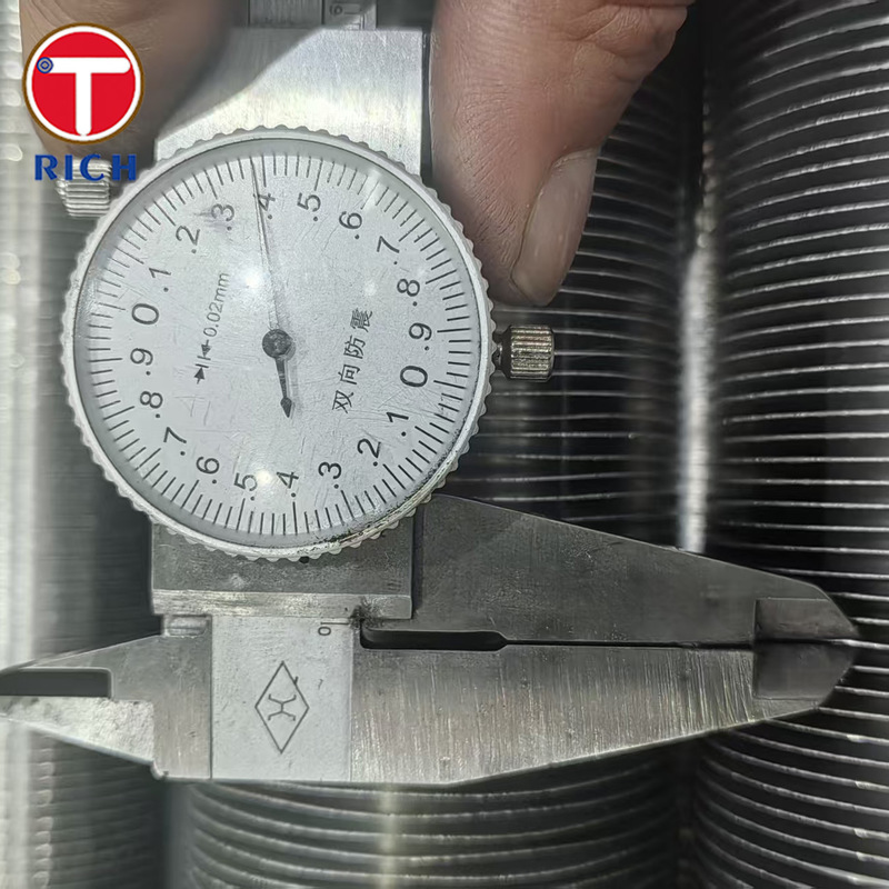 G Type Finned Tubes Embedded Fin Tube Stainless Steel Pipe with 1mm-40mm Thickness 6-630mm Outer Diameter 6-12m Length