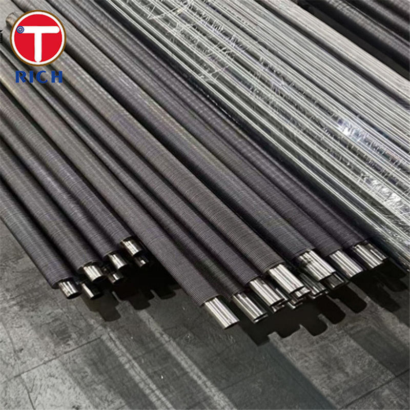 Сплавная стальная спиральная растяжка бесшовная L-финальная трубка для высокоэффективных воздушных теплообменников