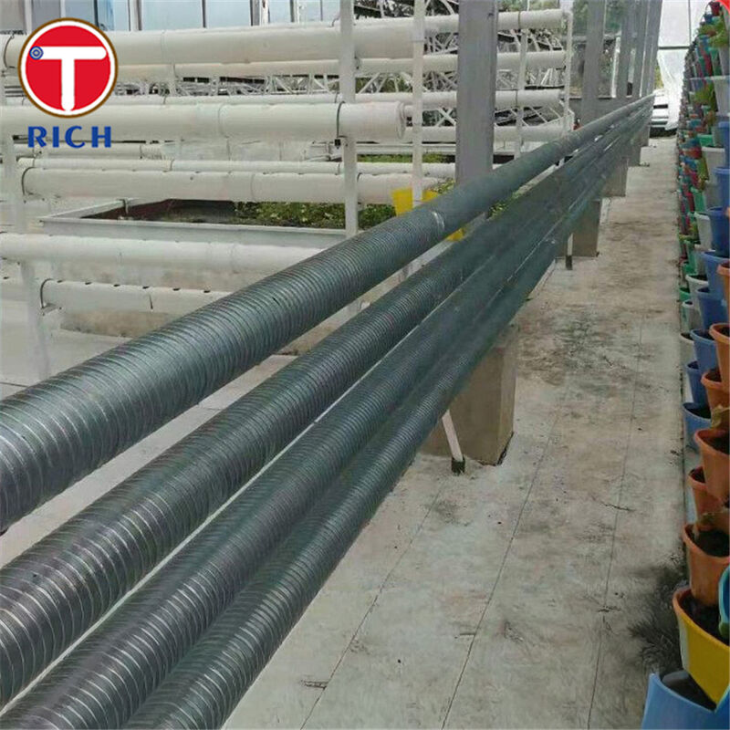 Спирально-навивная оребренная труба из легированной стали с L-образной опорой для высокоэффективного теплообменника