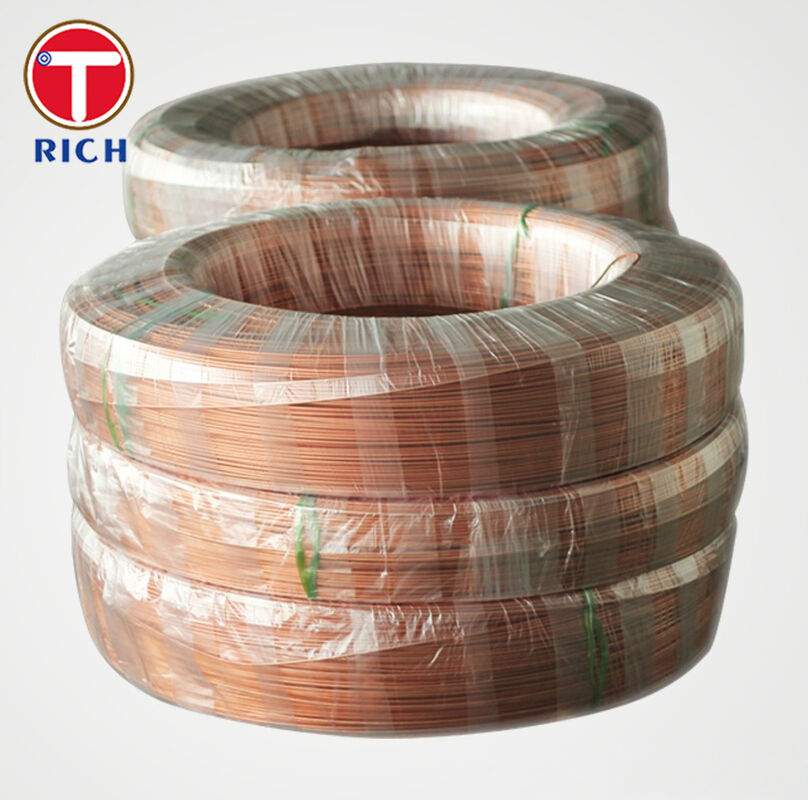 Банди-труба с двойной стеной низкоуглеродистая стальная труба медь покрытая для автомобильного использования