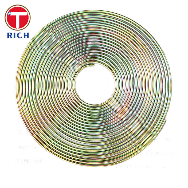 Банди-труба с двойной стеной низкоуглеродистая стальная труба медь покрытая для автомобильного использования