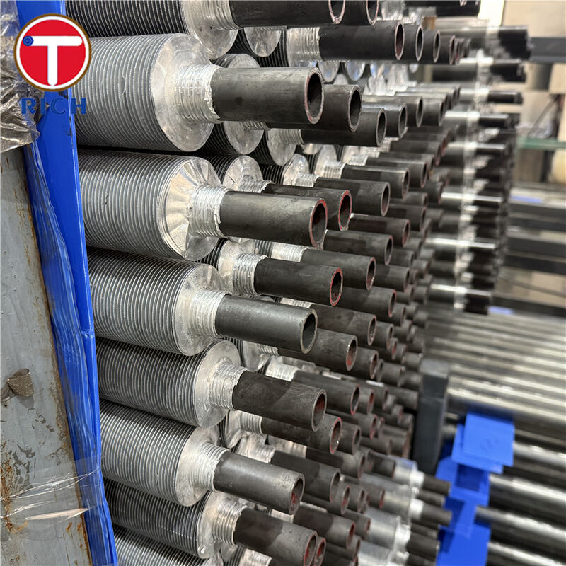 Extruded Fin Tube Bimetallic Composite Finned Tube with Aluminum Outer Fin Layer and Carbon Steel Core Tube for Oil And Natural Gas Applications