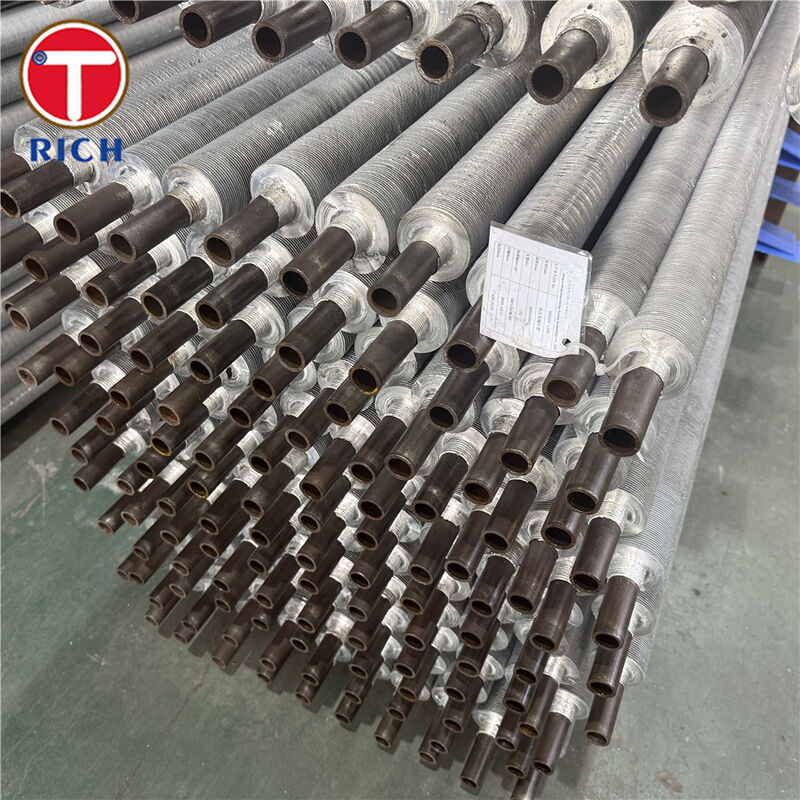 Extruded Fin Tube Bimetallic Composite Finned Tube with Aluminum Outer Fin Layer and Carbon Steel Core Tube for Oil And Natural Gas Applications