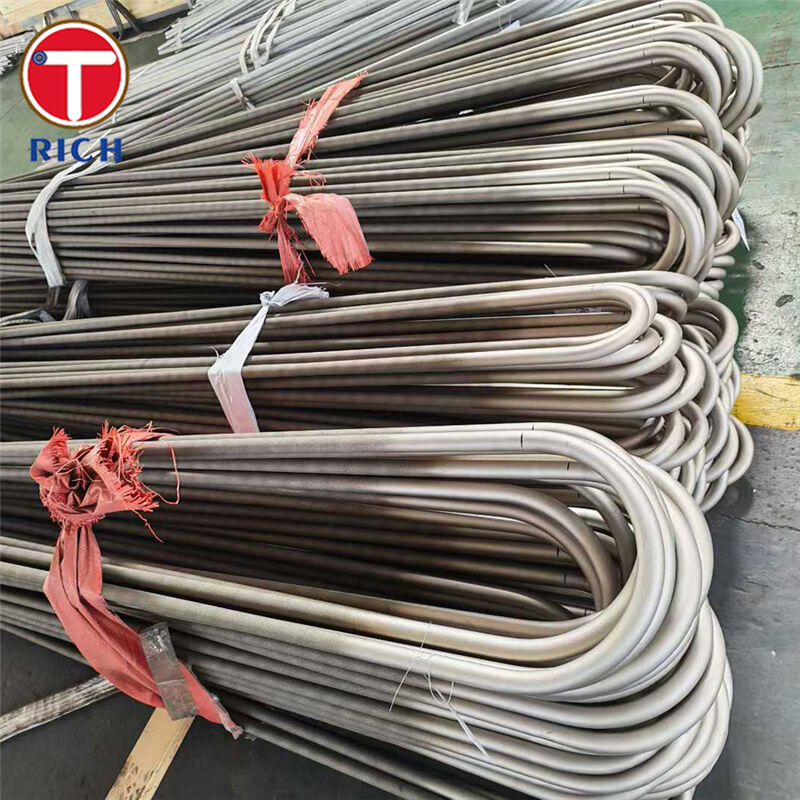 ASTM A179 Холоднооттянутая безшовная низкоуглеродистая сталь U Bend Tube для теплообменников