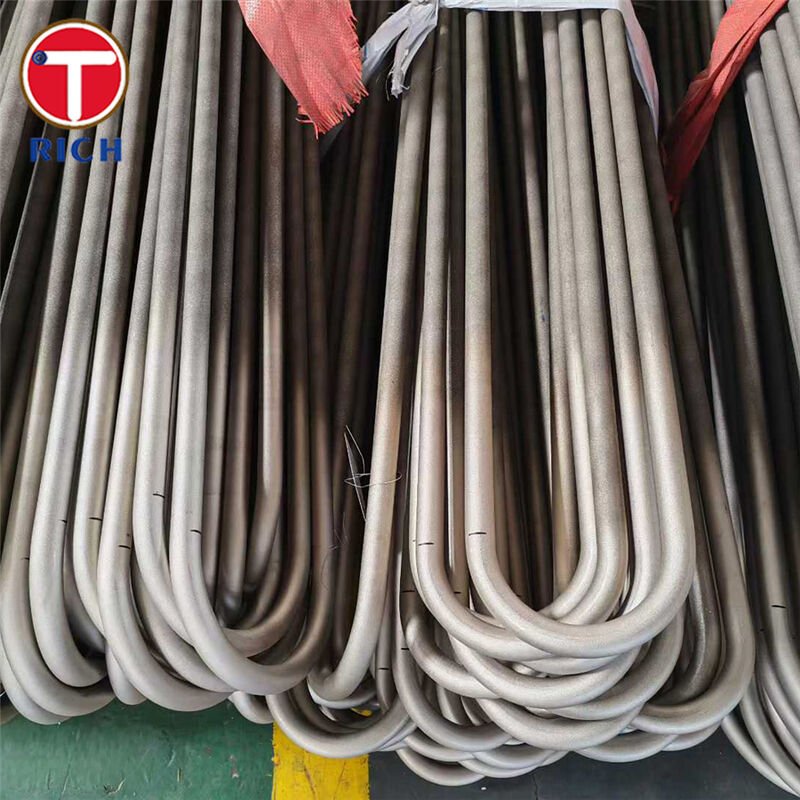 ASTM A179 Холоднооттянутая безшовная низкоуглеродистая сталь U Bend Tube для теплообменников