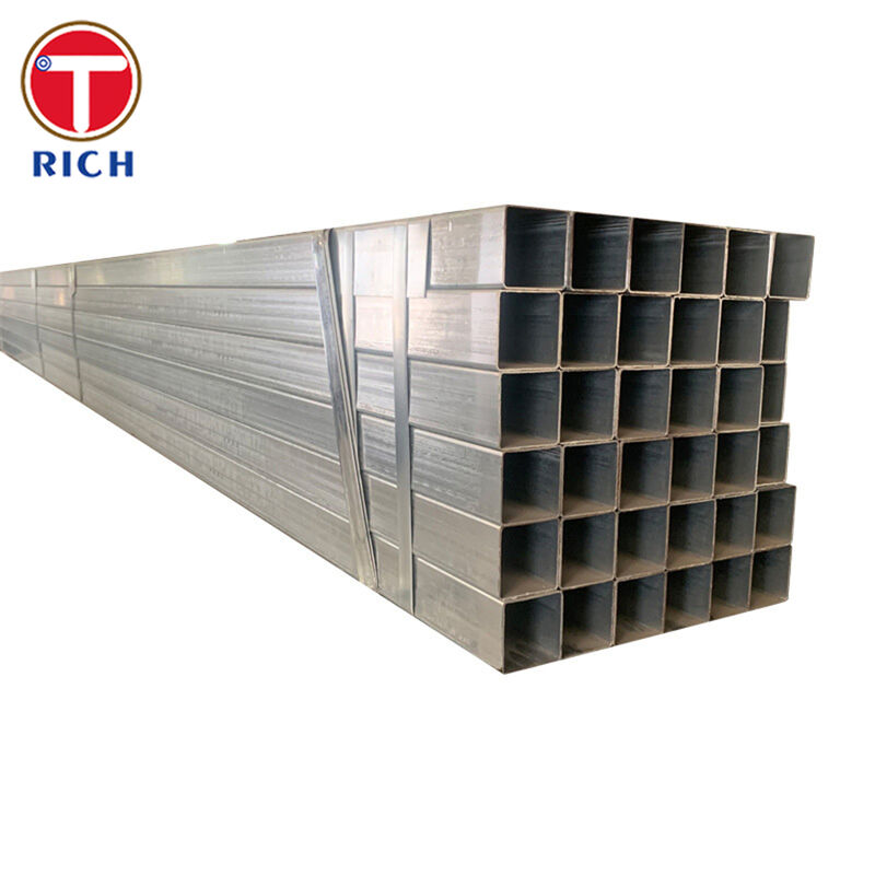 Q235 Сварная квадратная труба из углеродистой конструкционной стали для архитектурного применения с холоднотянутыми и горячекатаными вариантами