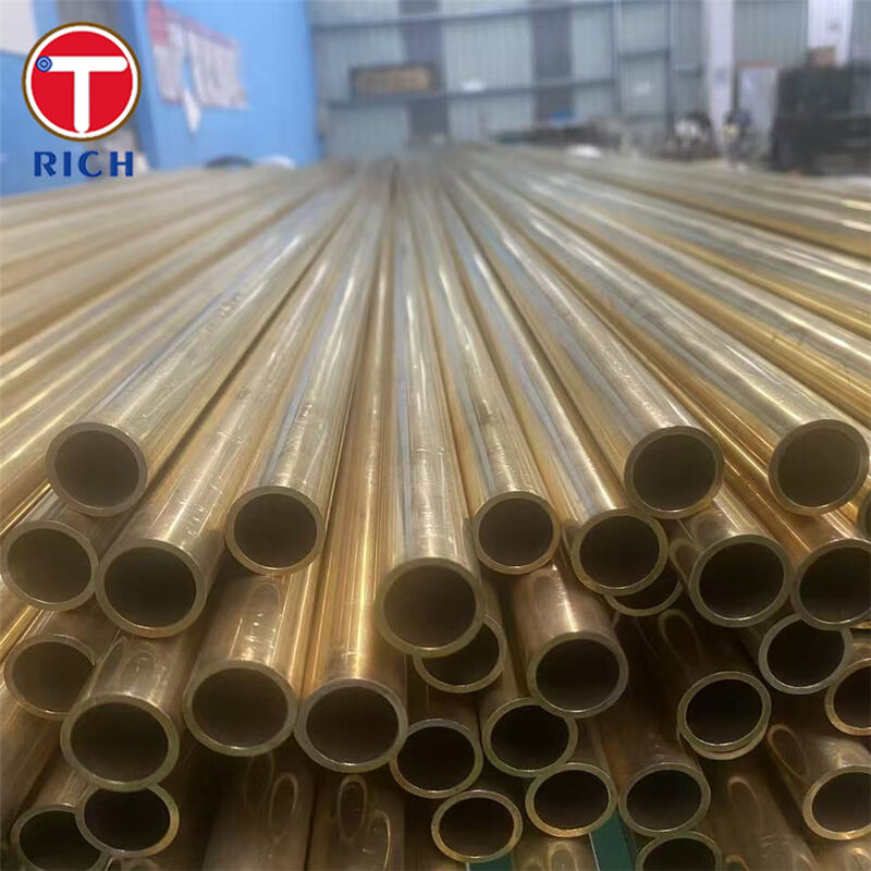 BFe10-1-1 Бесшовная медно-никелевая конденсационная трубка с коррозионной стойкостью и долговечностью морской воды для эффективной теплопередачи
