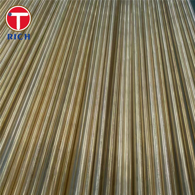 BFe10-1-1 Бесшовная медно-никелевая конденсационная трубка с коррозионной стойкостью и долговечностью морской воды для эффективной теплопередачи