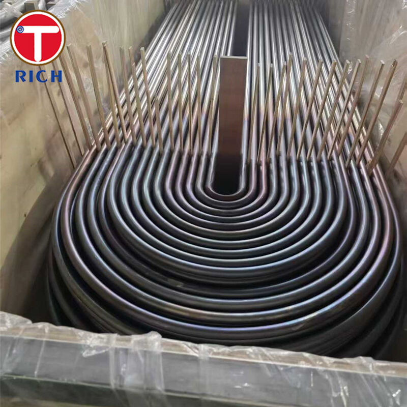 Бесшовные трубы из углеродистой стали ASTM A179 A192 с U-образным изгибом, несущей конструкцией и контролируемой геометрией U-образного изгиба для теплообменников