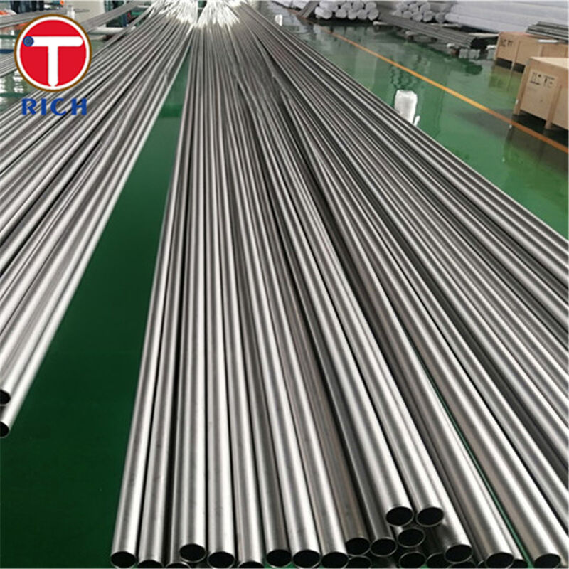 Холоднокатаная бесшовная труба для теплообменника из титана ASTM B862 класса 2, коррозионностойкая, UNS R50400