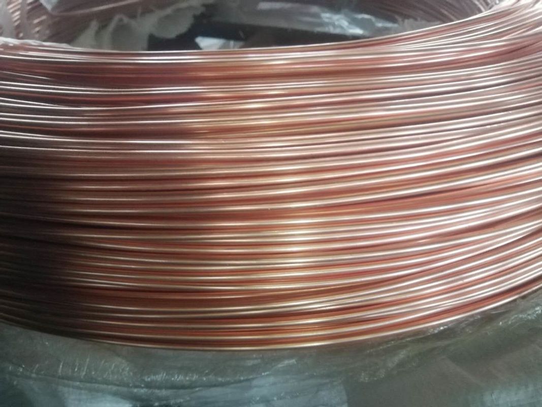 Стена плакировкой цинка ASTM A254 двойная сварила трубы Bundy стальные для испарителя