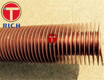 Хорошая цена. OD25mm Serrated Finned медная труба для воздушного охладителя онлайн